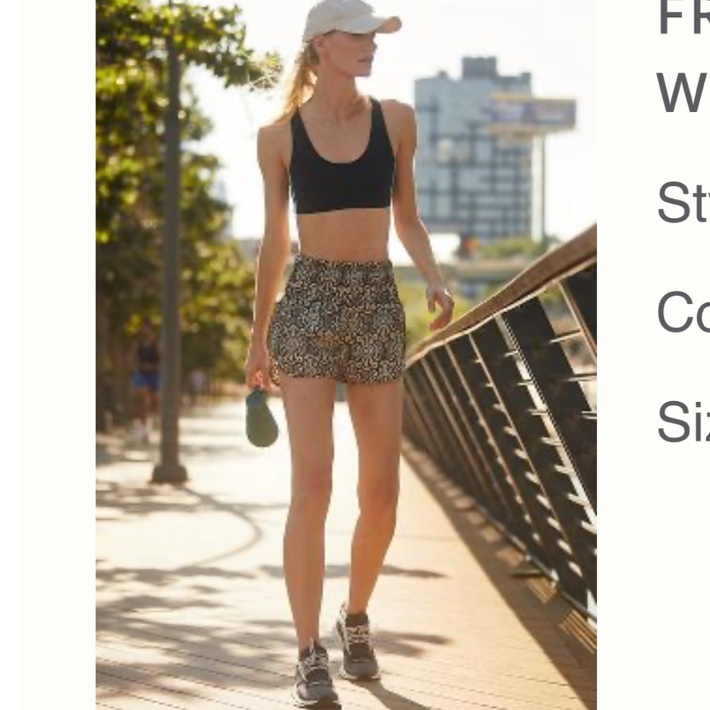 Free people movement way home shorts ❤️❤️❤️❤️